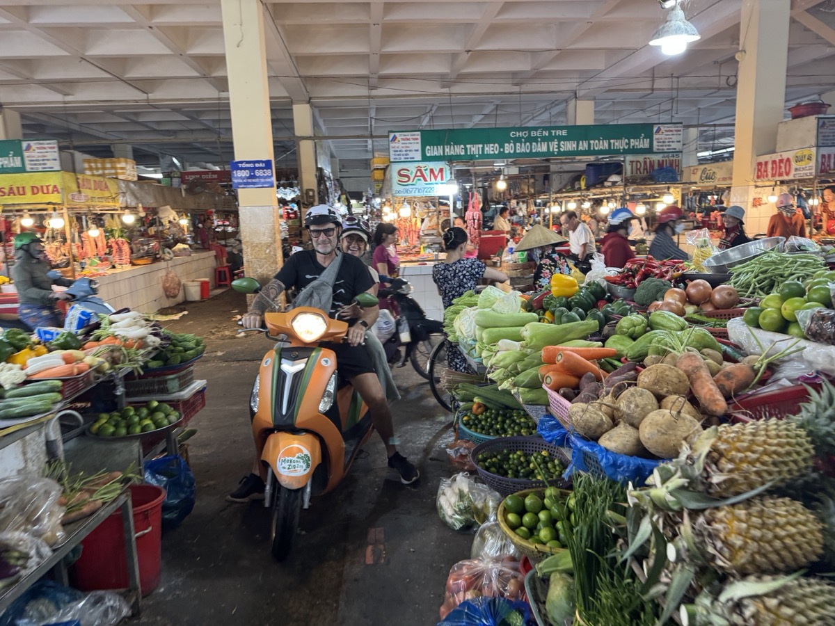 At the local market